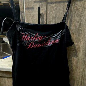 Harley Davidson Ladies sexy wing spaghetti strap